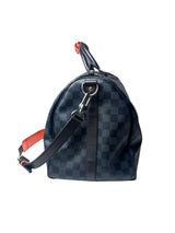 Louis Vuitton Damier Cobalt Race 45 Keepall Bag 5
