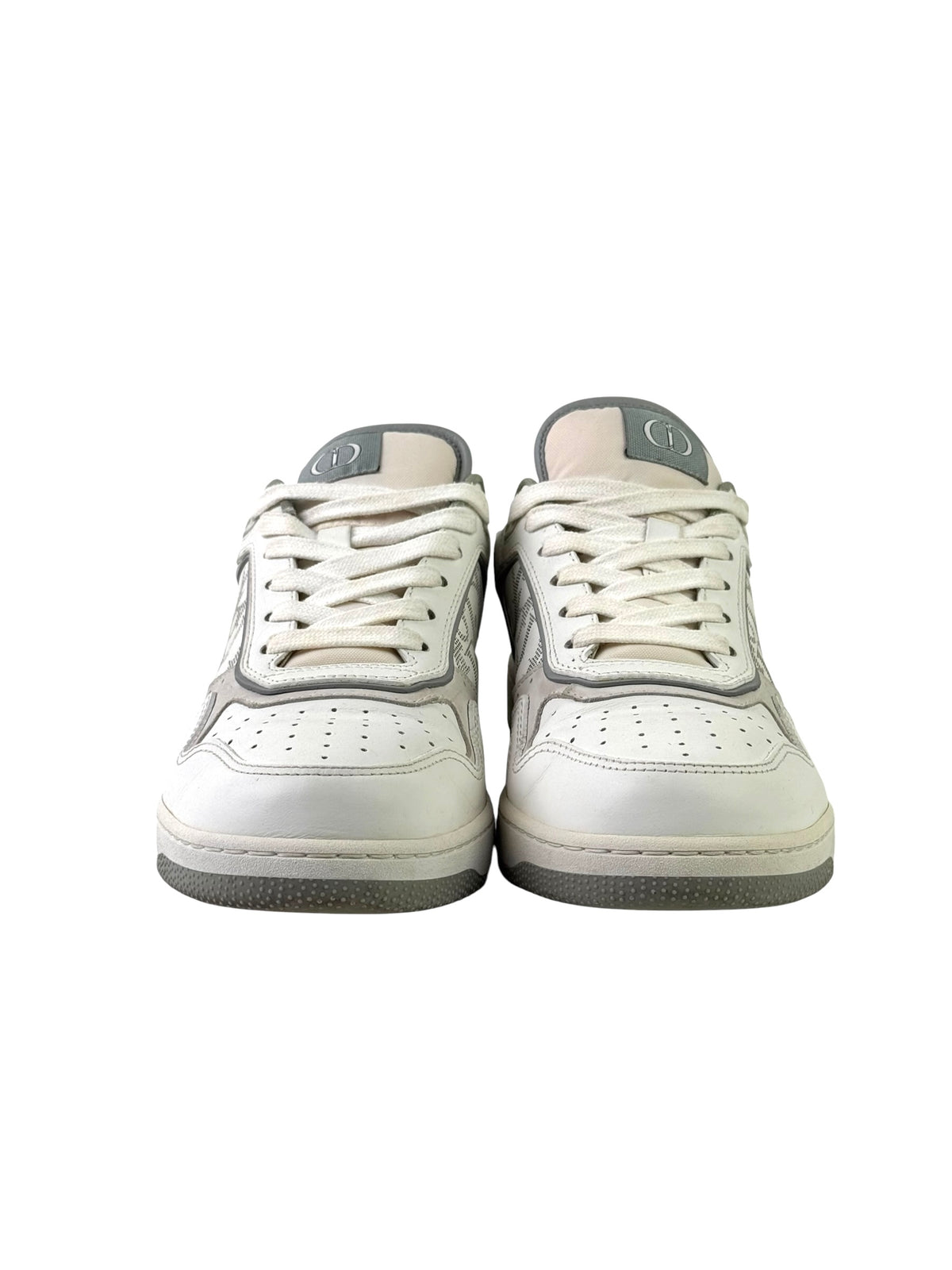 Christian Dior Oblique Laser B27 White Leather Low Sneakers