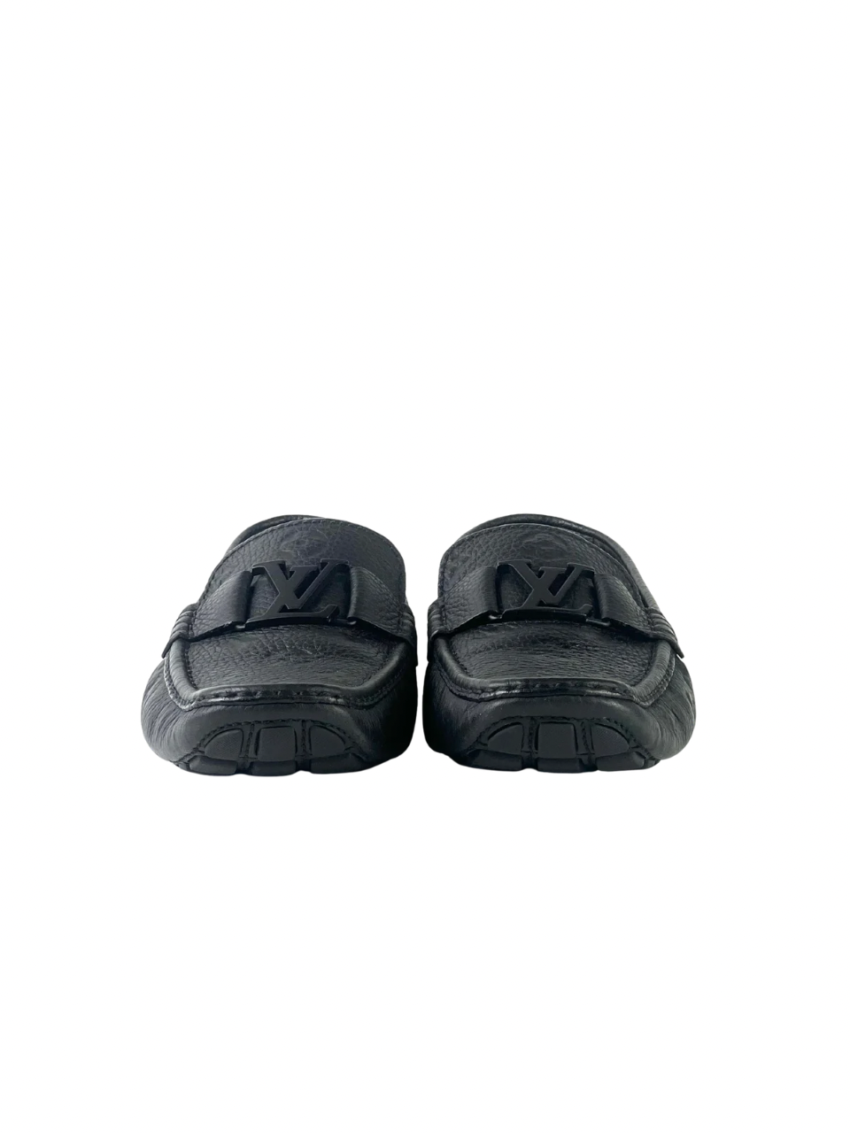 Louis Vuitton Monte Carlo Black Taurillon Leather Loafers