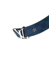 Louis Vuitton Initial 40MM Logo Damier Blue Belt 5