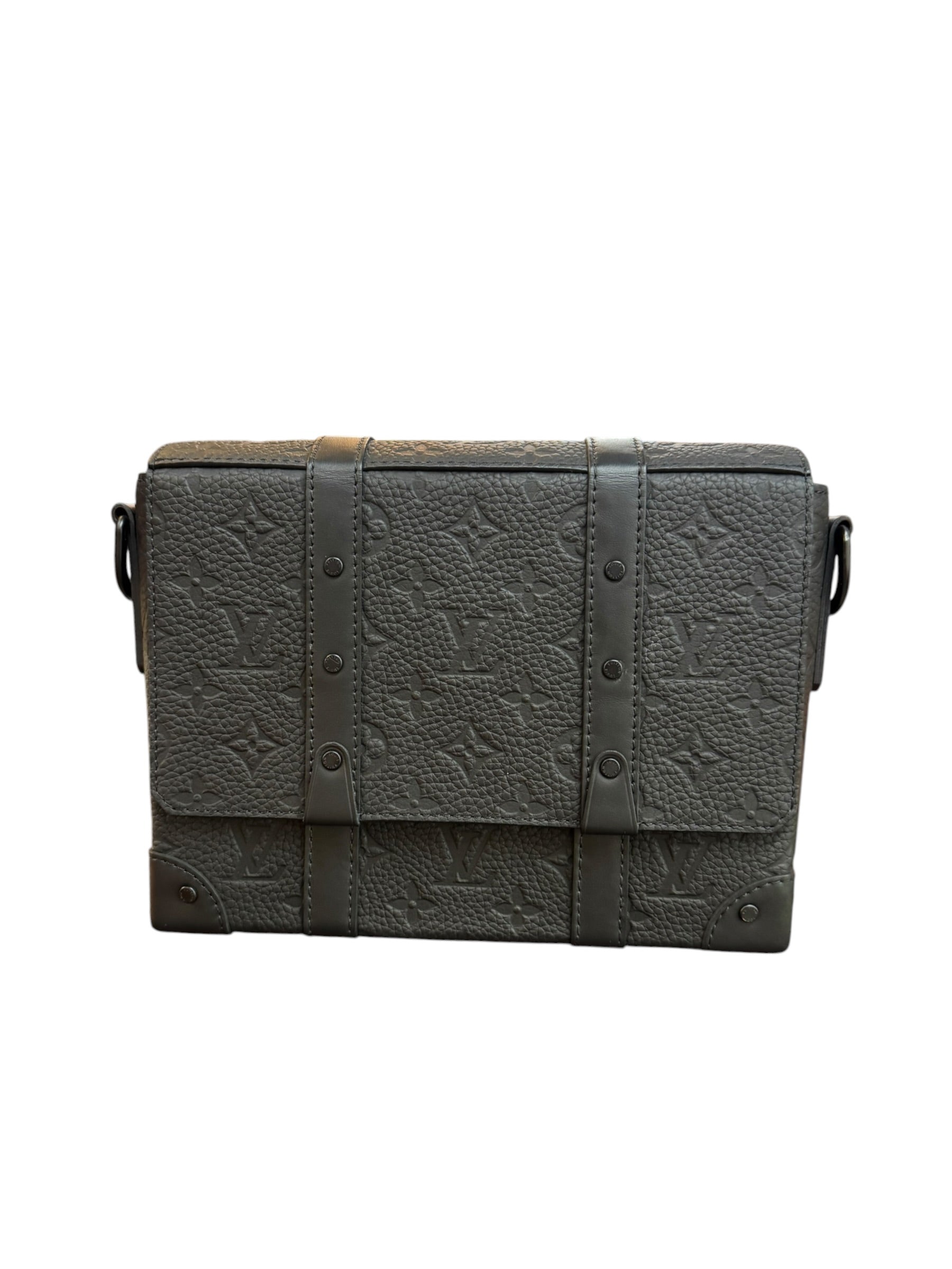 Louis Vuitton Monogram Taurillon Black Messenger Bag