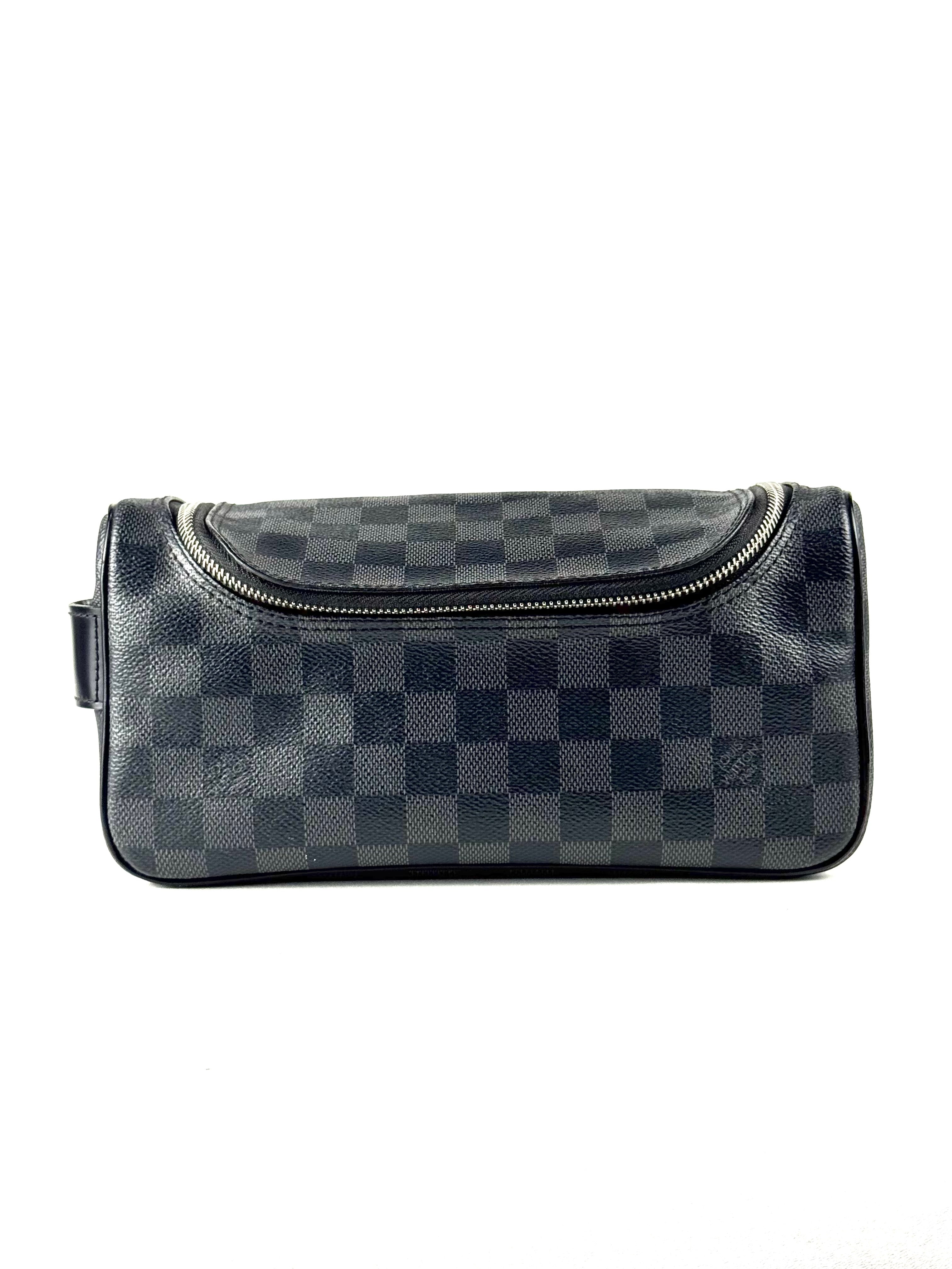 Louis Vuitton Damier Graphite Dopp Kit Toiletry Pouch