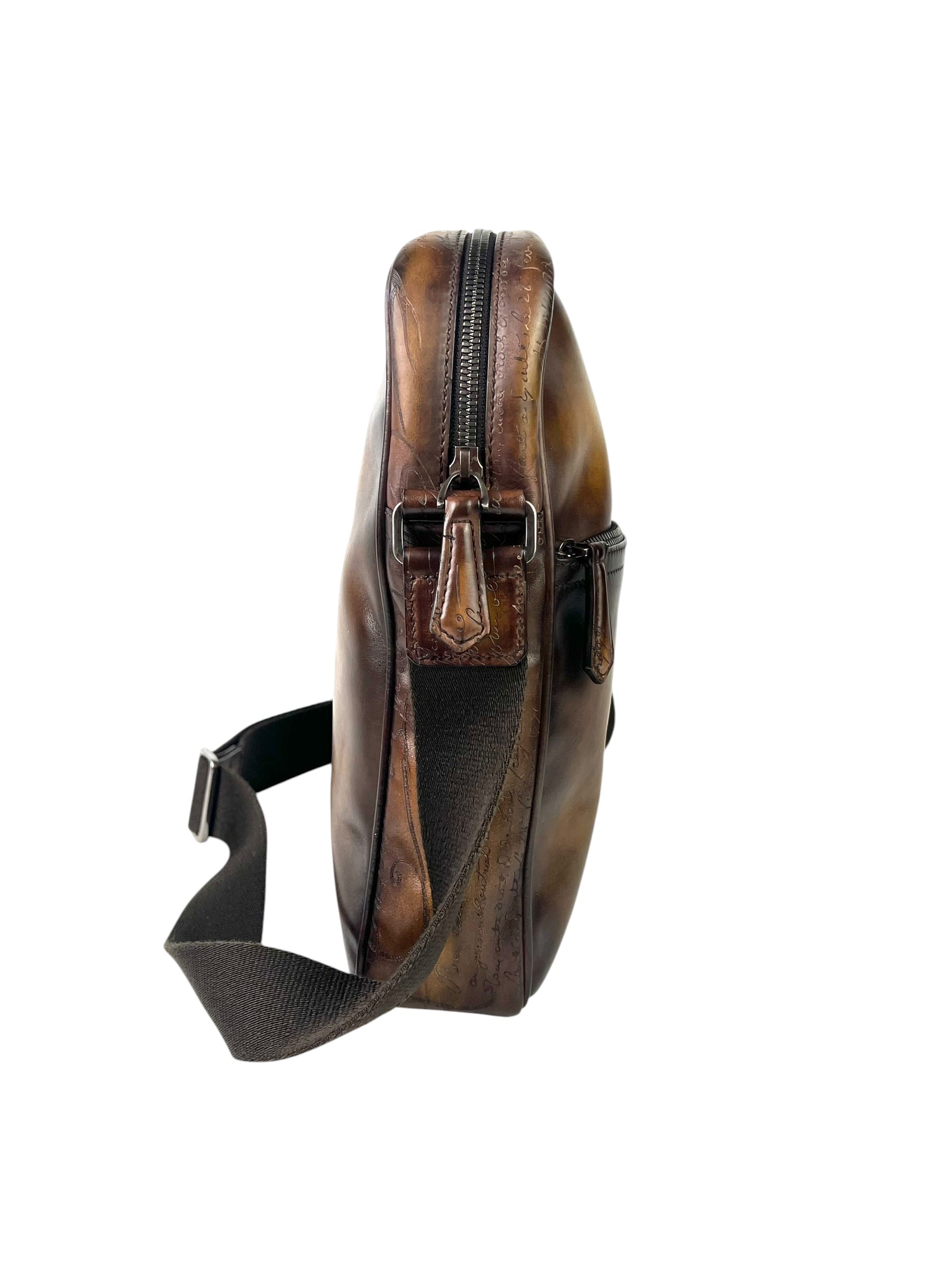 Berluti Scritto Brown Messenger Bag