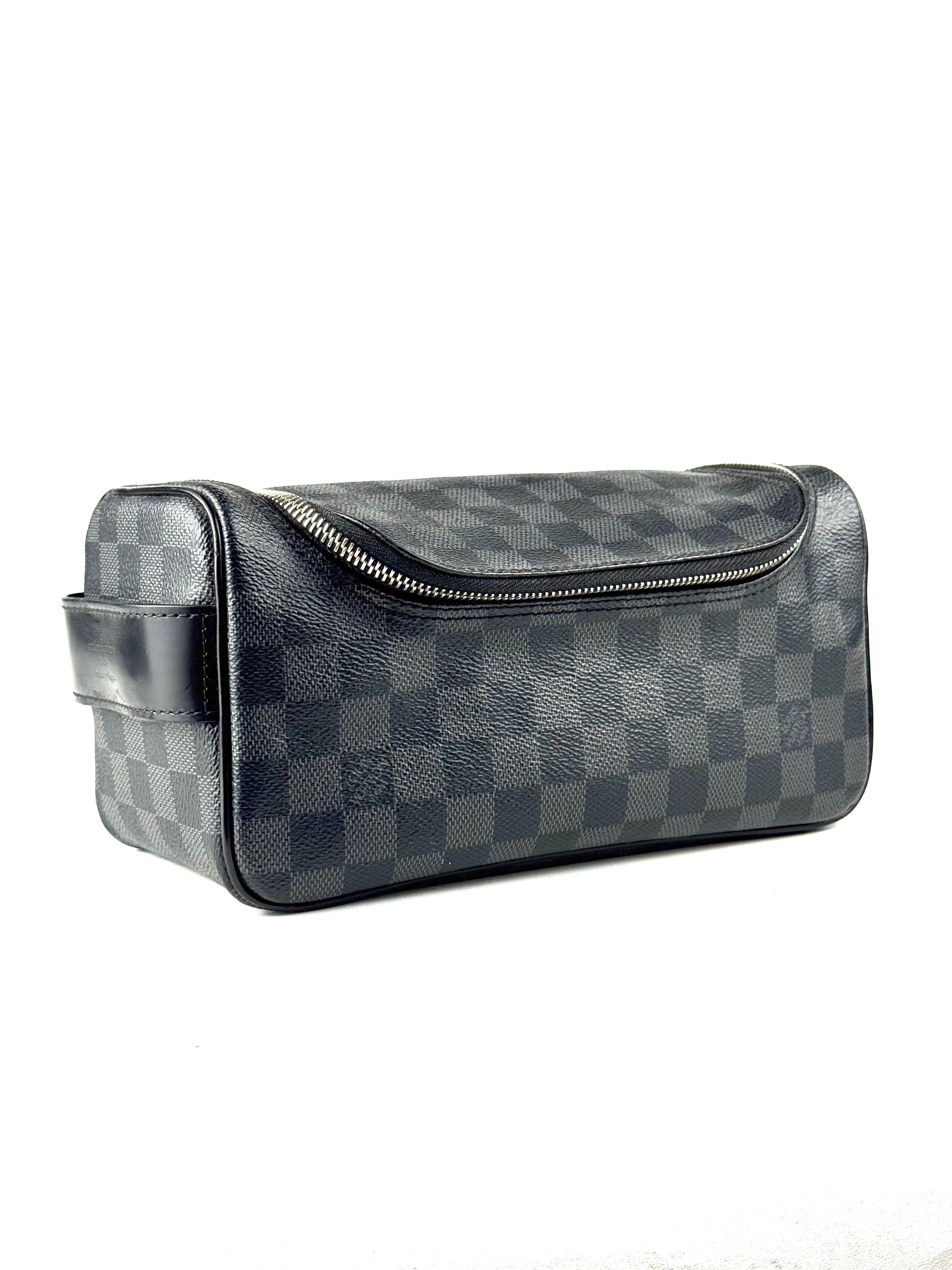 Louis Vuitton Damier Graphite Dopp Kit Toiletry Pouch