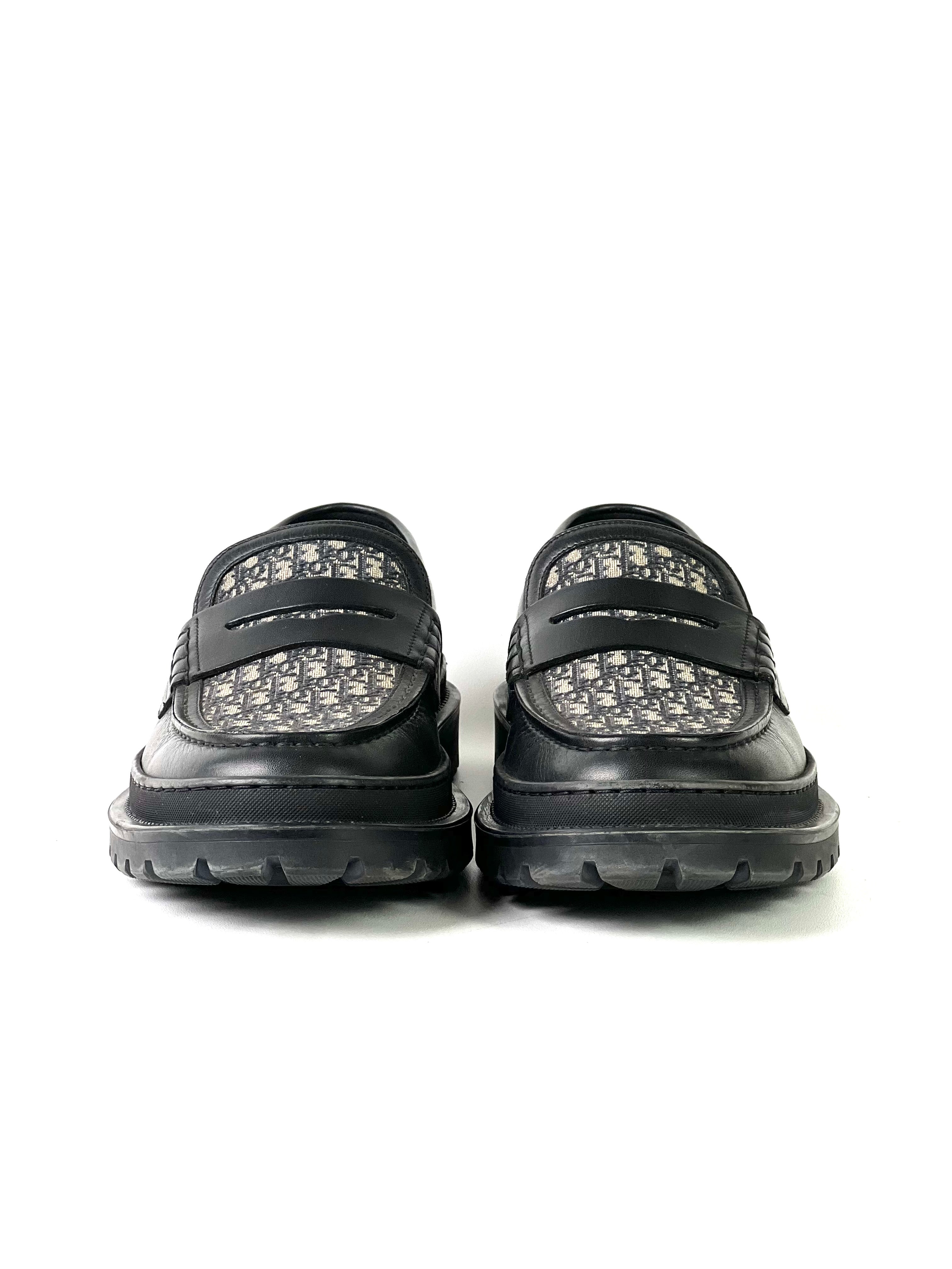 Christian Dior Oblique Jacquard Explorer Loafers
