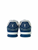 Louis Vuitton Trainer Monogram Denim Blue Sneakers 4