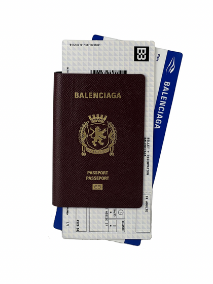 Balenciaga Passport Leather Long Wallet