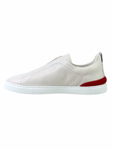 Zegna Japan Exclusive Triple Stitch Deerskin White Slip-On 3