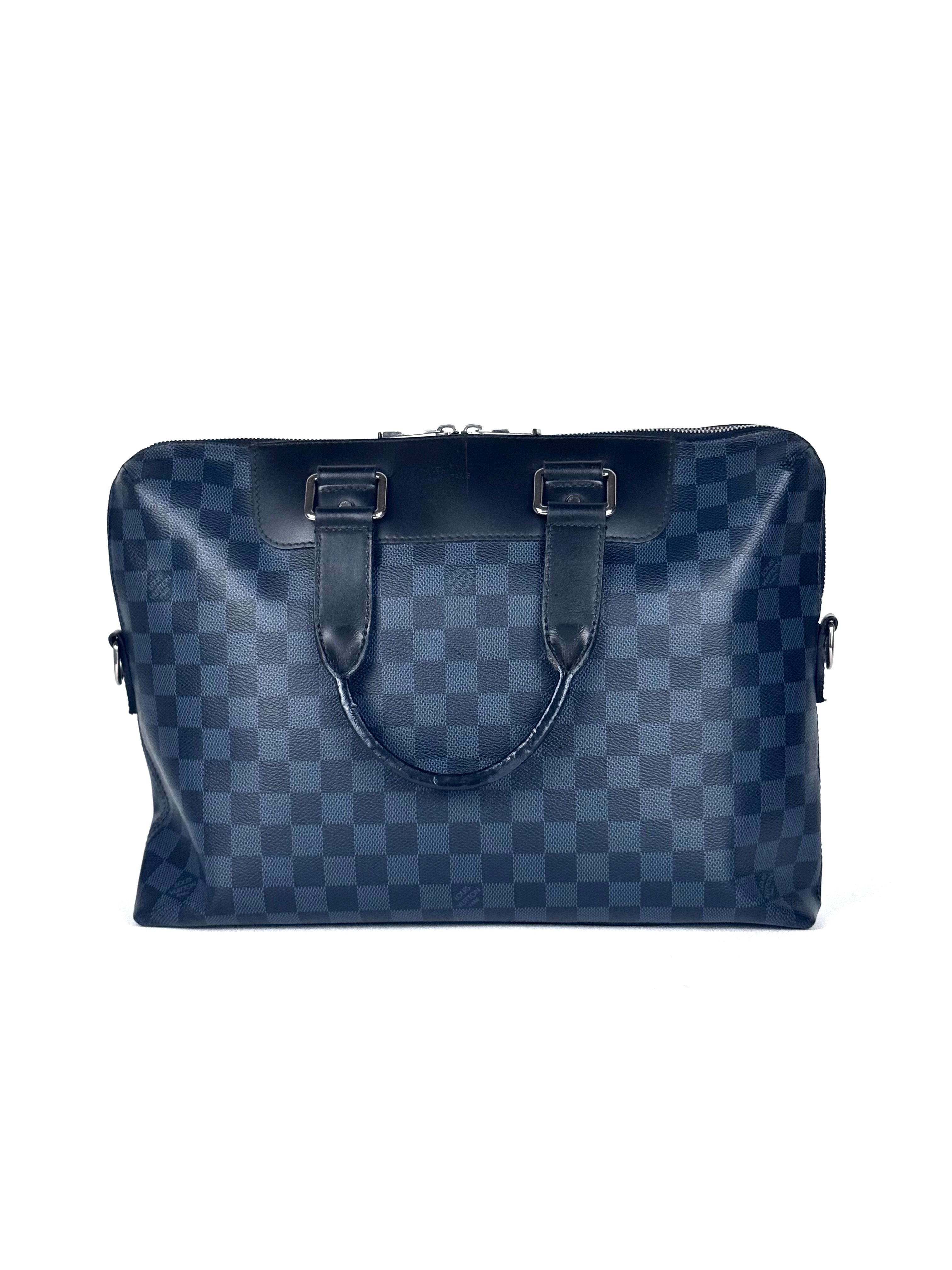 Louis Vuitton Damier Cobalt Porte Document Bag