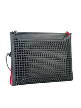 Christian Louboutin Skypouch Calf Leather Spike Black Slingbag 2