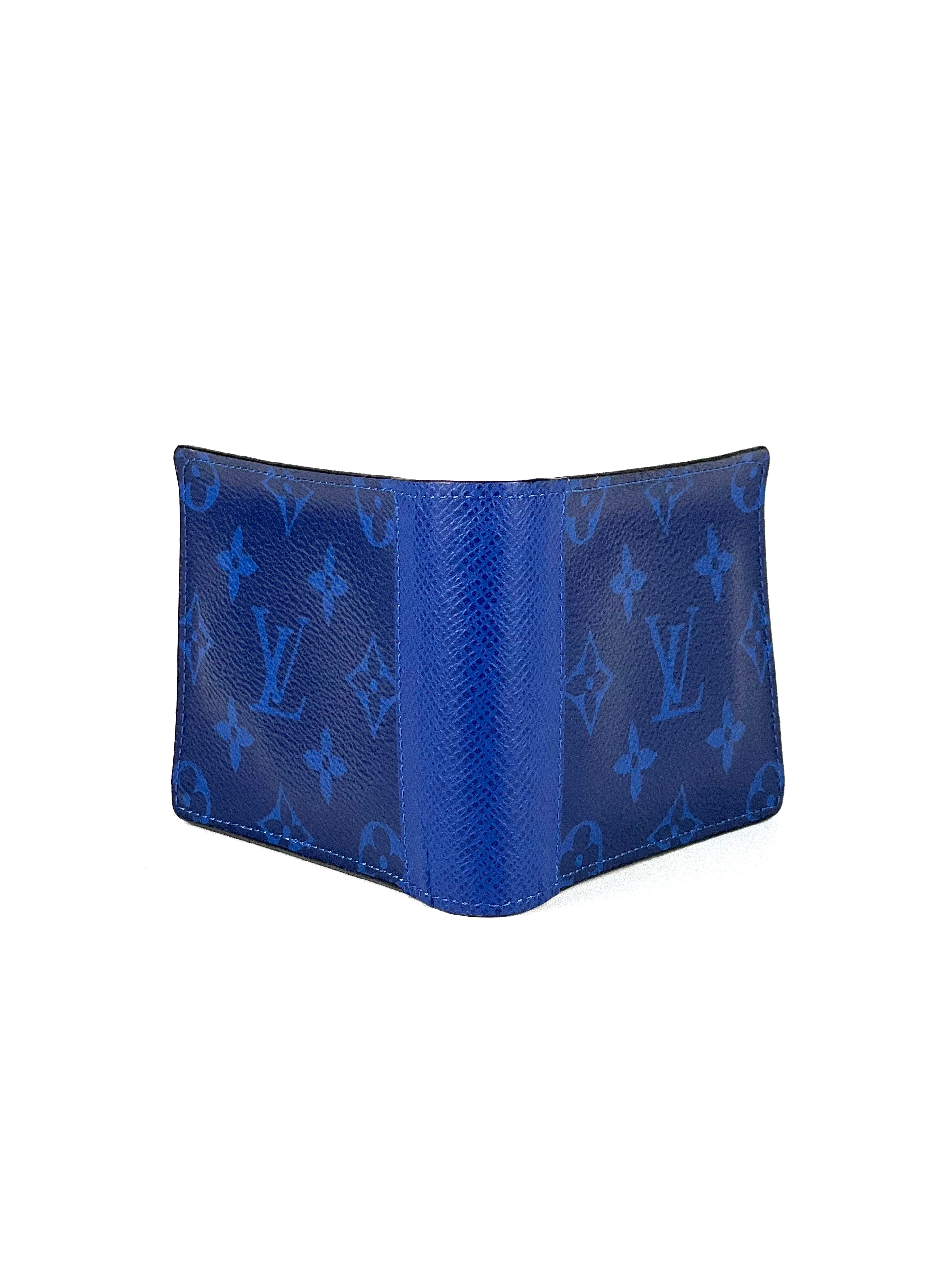 Louis Vuitton Taigarama Monogram Blue Multiple Wallet
