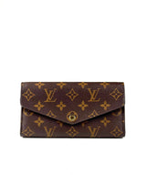 Louis Vuitton Sarah Monogram Macassar Long Wallet 1