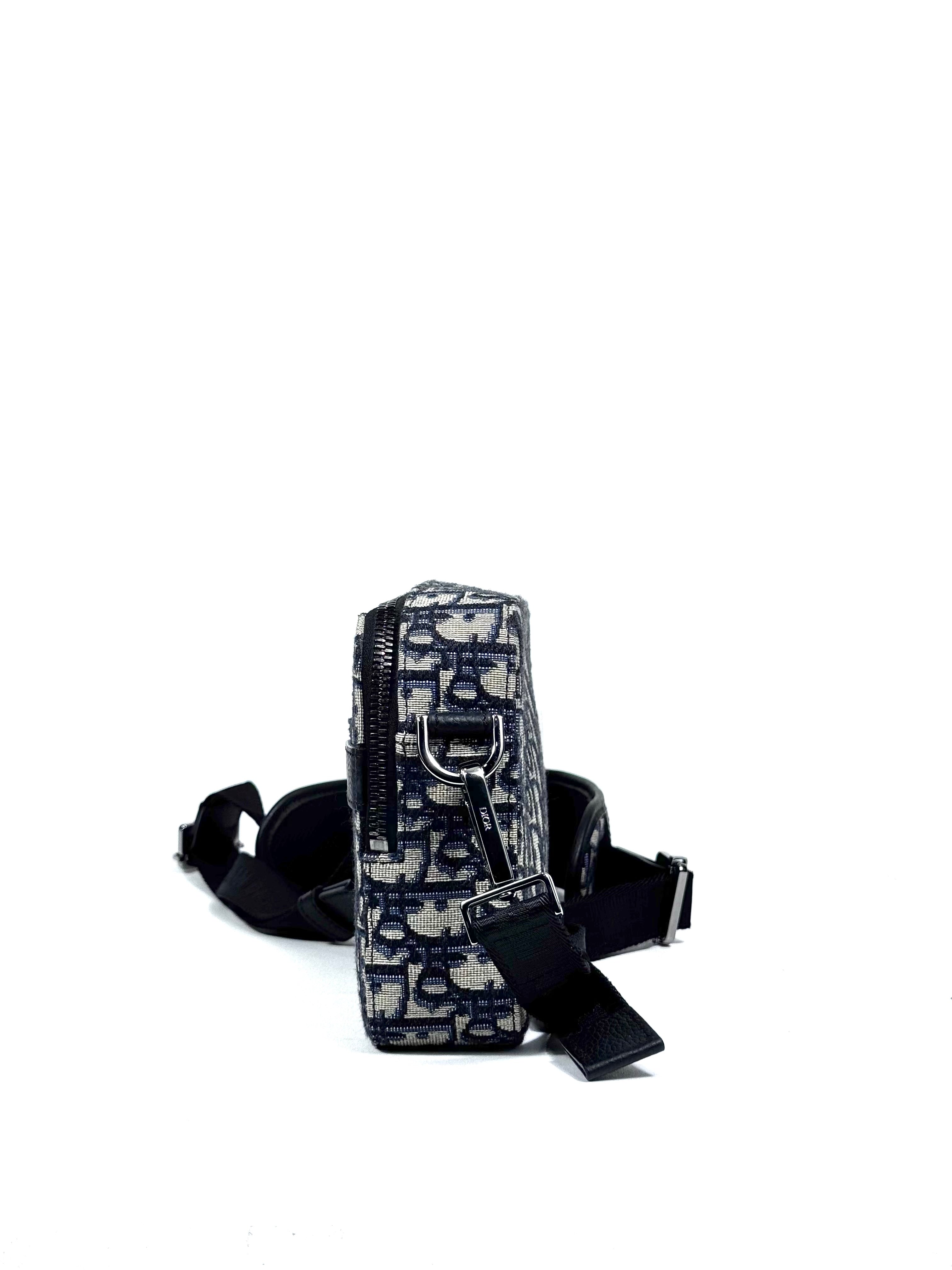 Christian Dior Oblique Jacquard Safari Messenger Bag