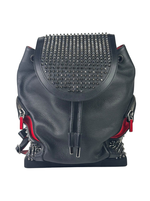 Christian Louboutin Explorafunk Leather Spike Backpack