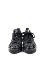 Christian Louboutin High Top Calf Black Sneakers 2