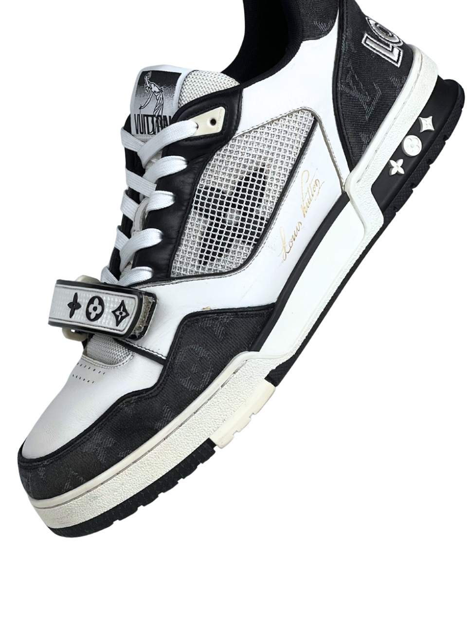 Louis Vuitton Trainer Monogram Velcro Sneakers