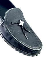 Louis Vuitton Monogram Driver Race Black Moccasin 6
