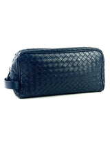 Bottega Veneta Intrecciato Navy Toiletry Pouch 2