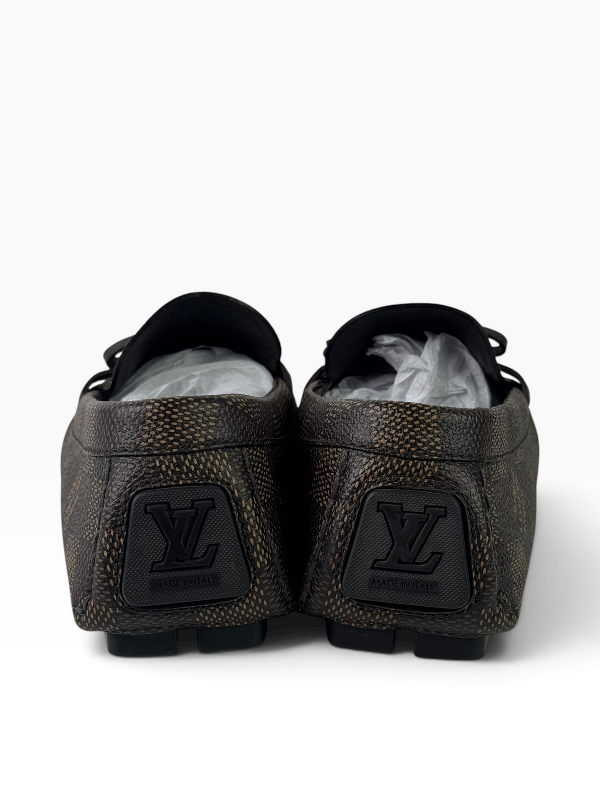 Louis Vuitton Driver Monogram Damier Brown Moccasin