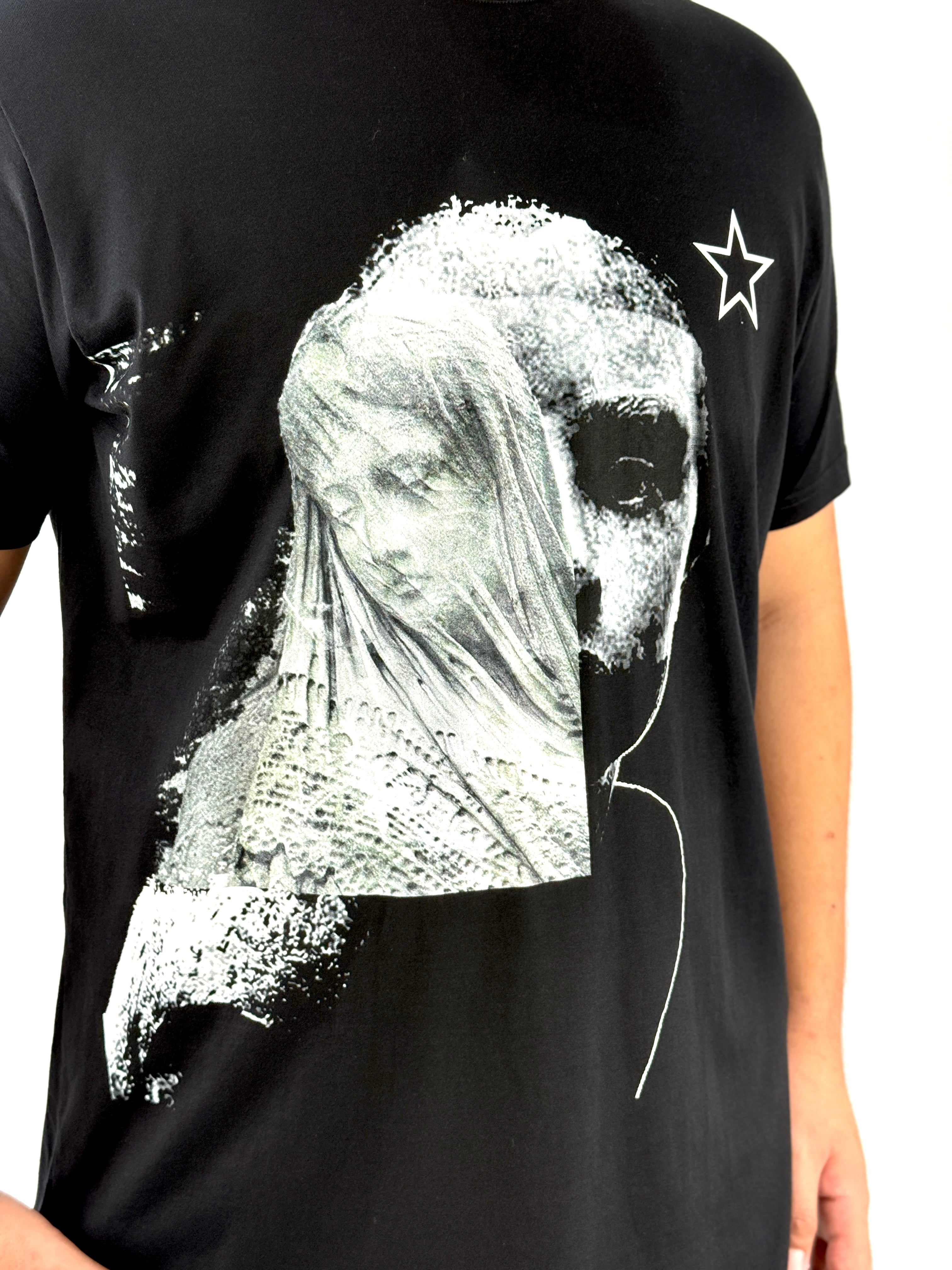 Givenchy Kanye Star Black Tee