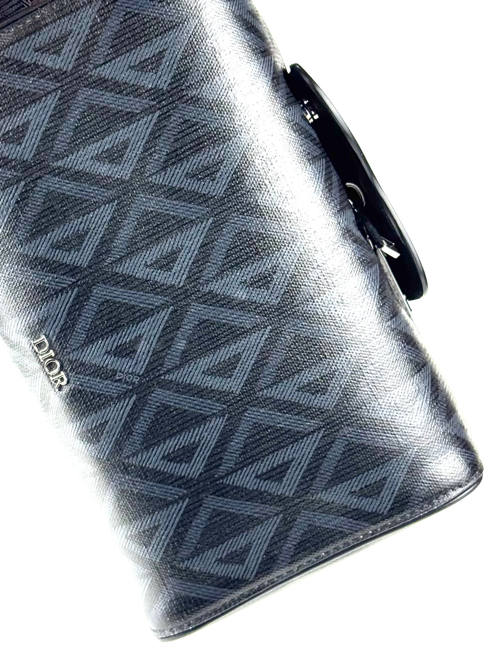 Christian Dior Diamond Black Lingot Toiletry Pouch Bag