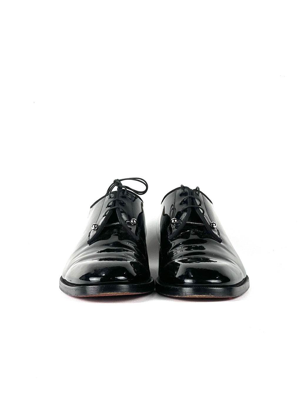 Christian Louboutin Black Patent Loafers