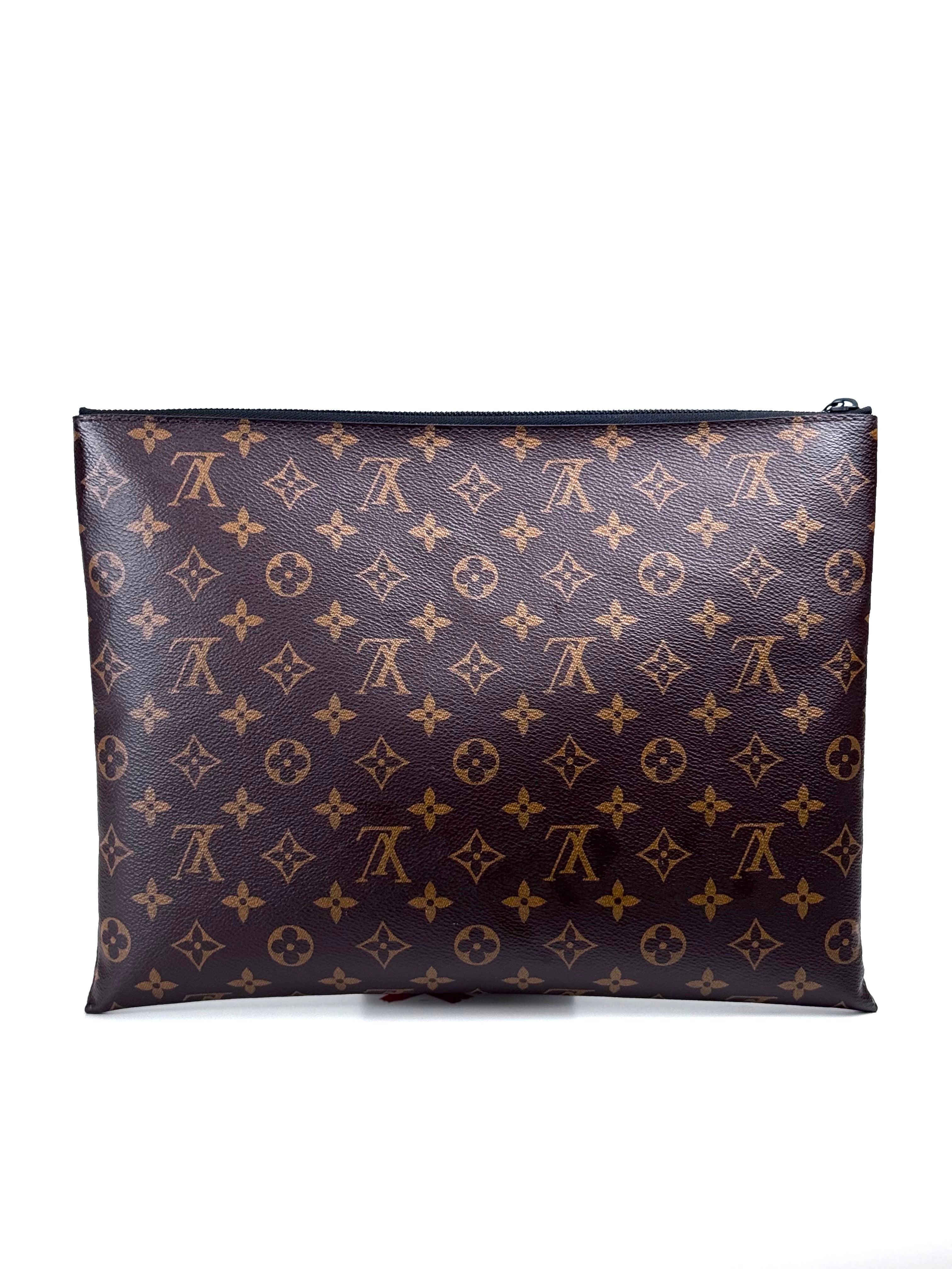 Louis Vuitton x Virgil Abloh Monogram Maccasar Clutch