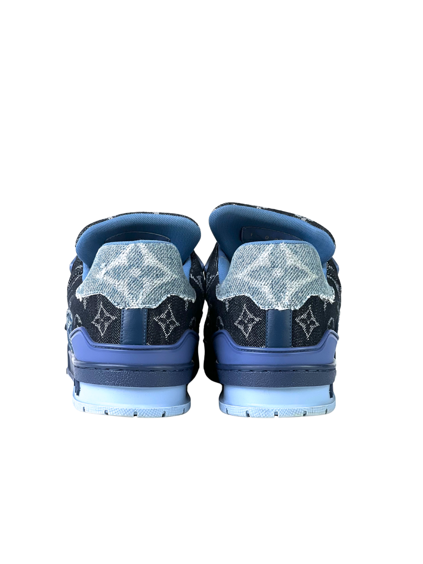 Louis Vuitton Denim Monogram Trainer Sneakers