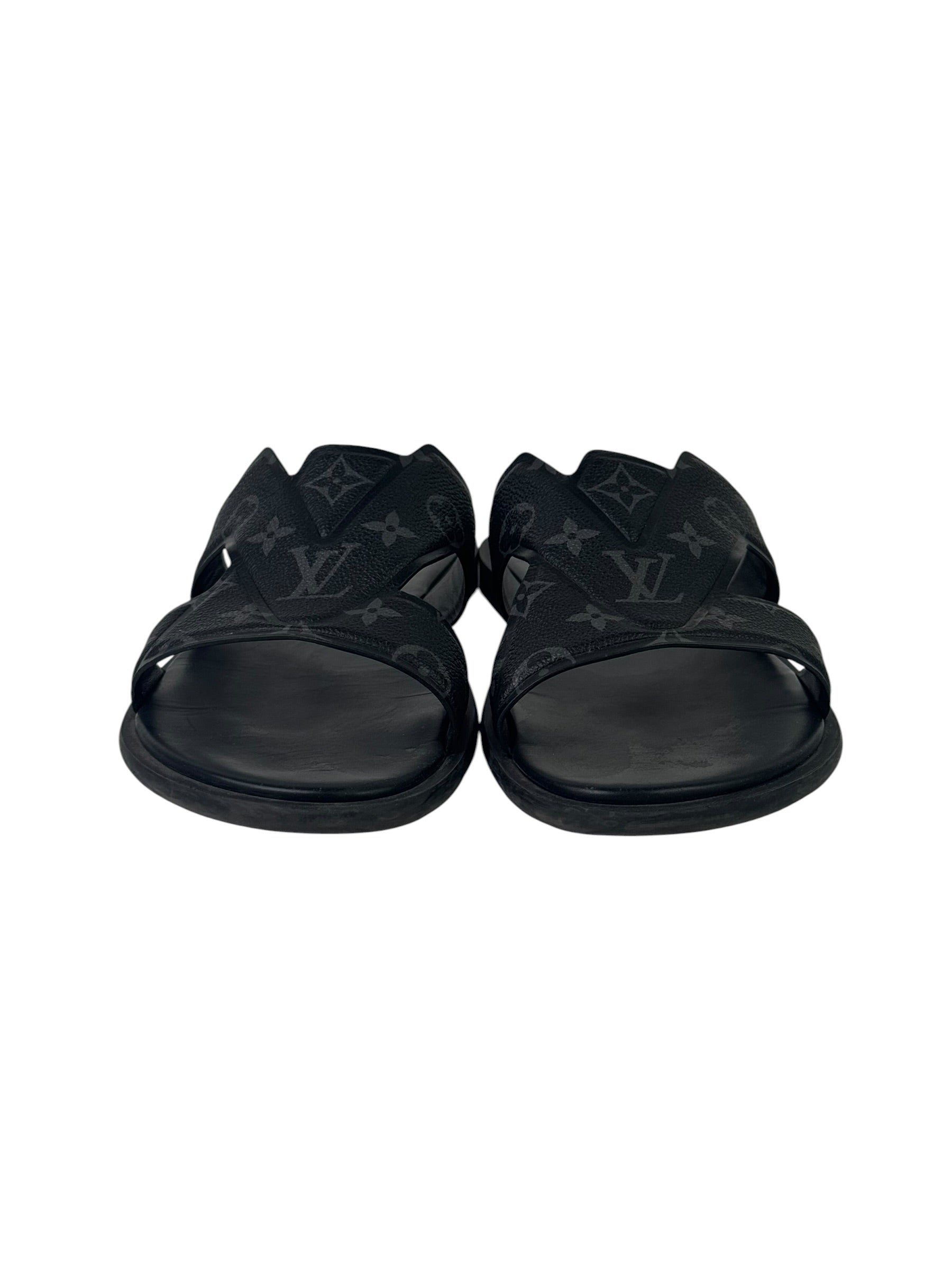 Louis Vuitton Eclipse Monogram Oasis Sandals