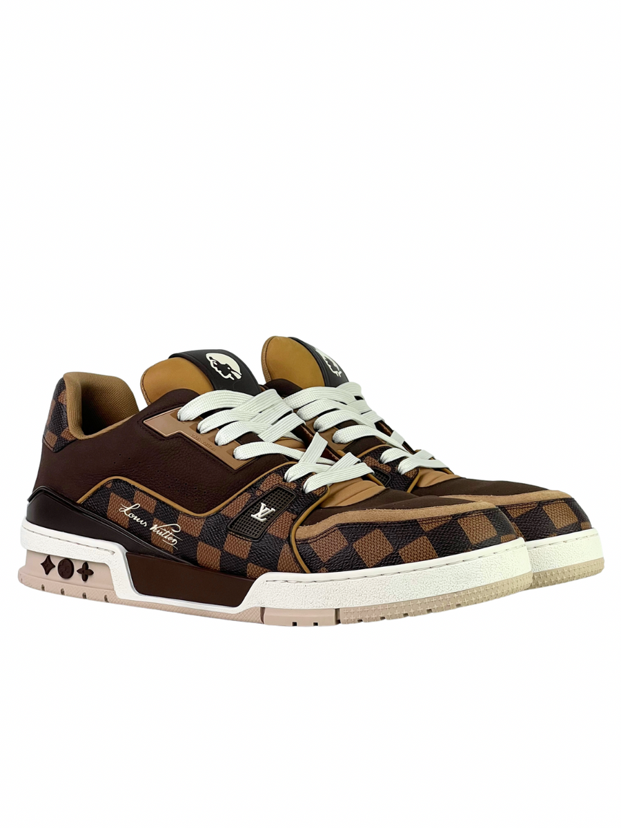 Louis Vuitton x Nigo Damier Brown Trainer Sneakers