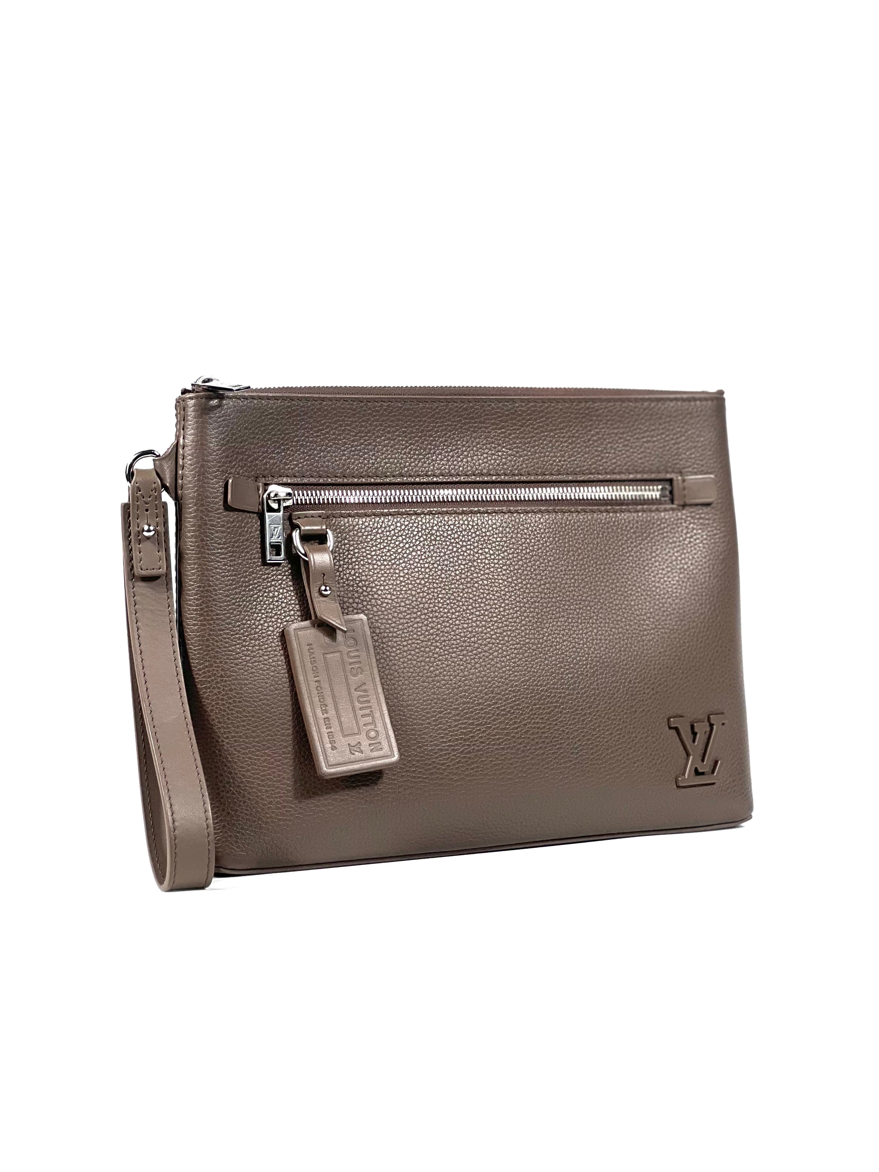 Louis Vuitton Aerogram Takeoff Brown Pochette Voyage