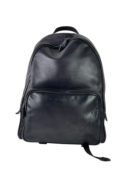 Berluti Scritto Time Off Venezia Leather Grey Backpack