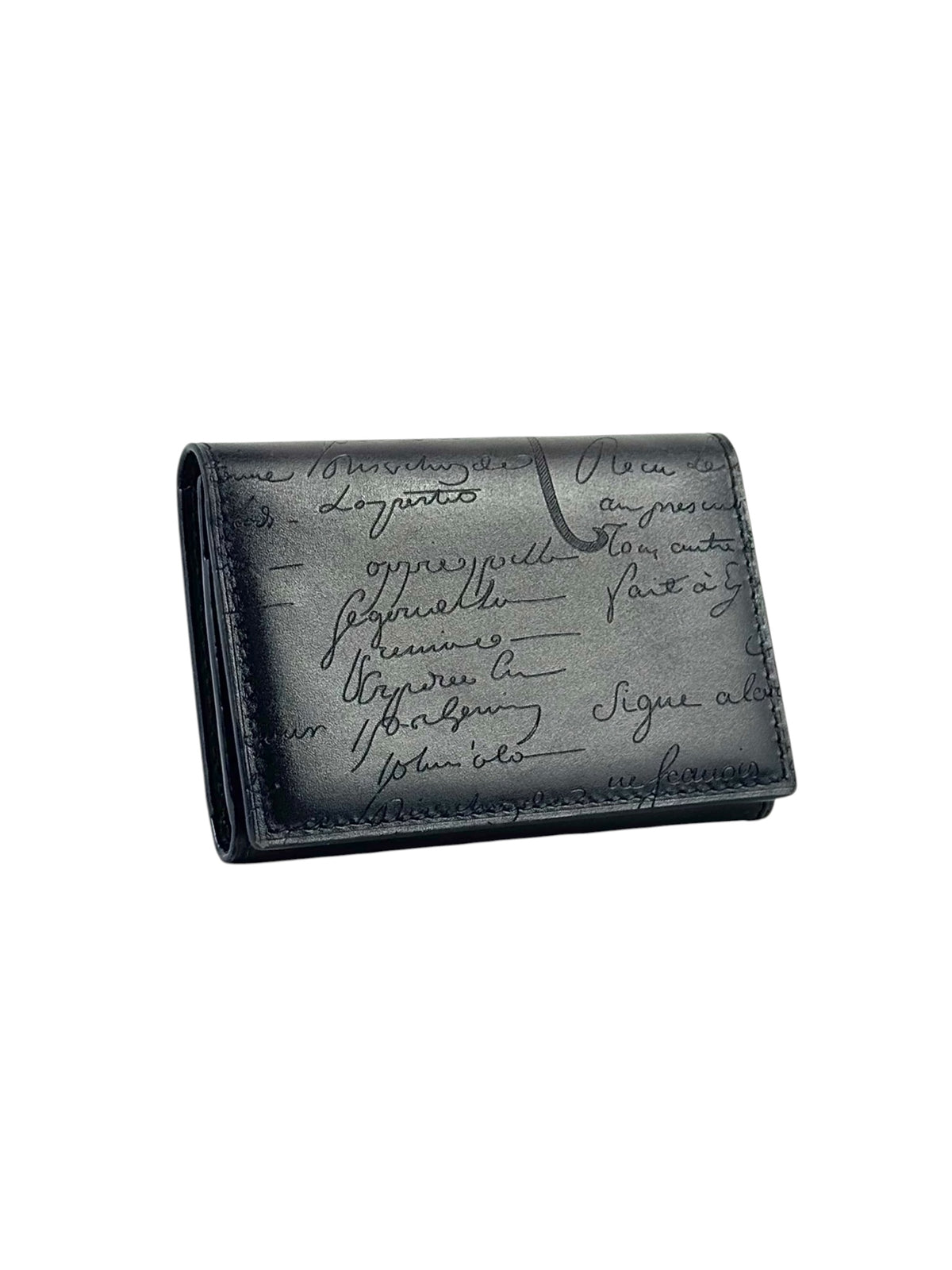Berluti Imbuia Scritto Black Cardholder