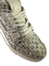 Louis Vuitton Trainer Monogram Stripe Beige Sneakers 6
