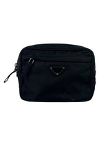 Prada Triangle Logo Nylon Waist Bag 1