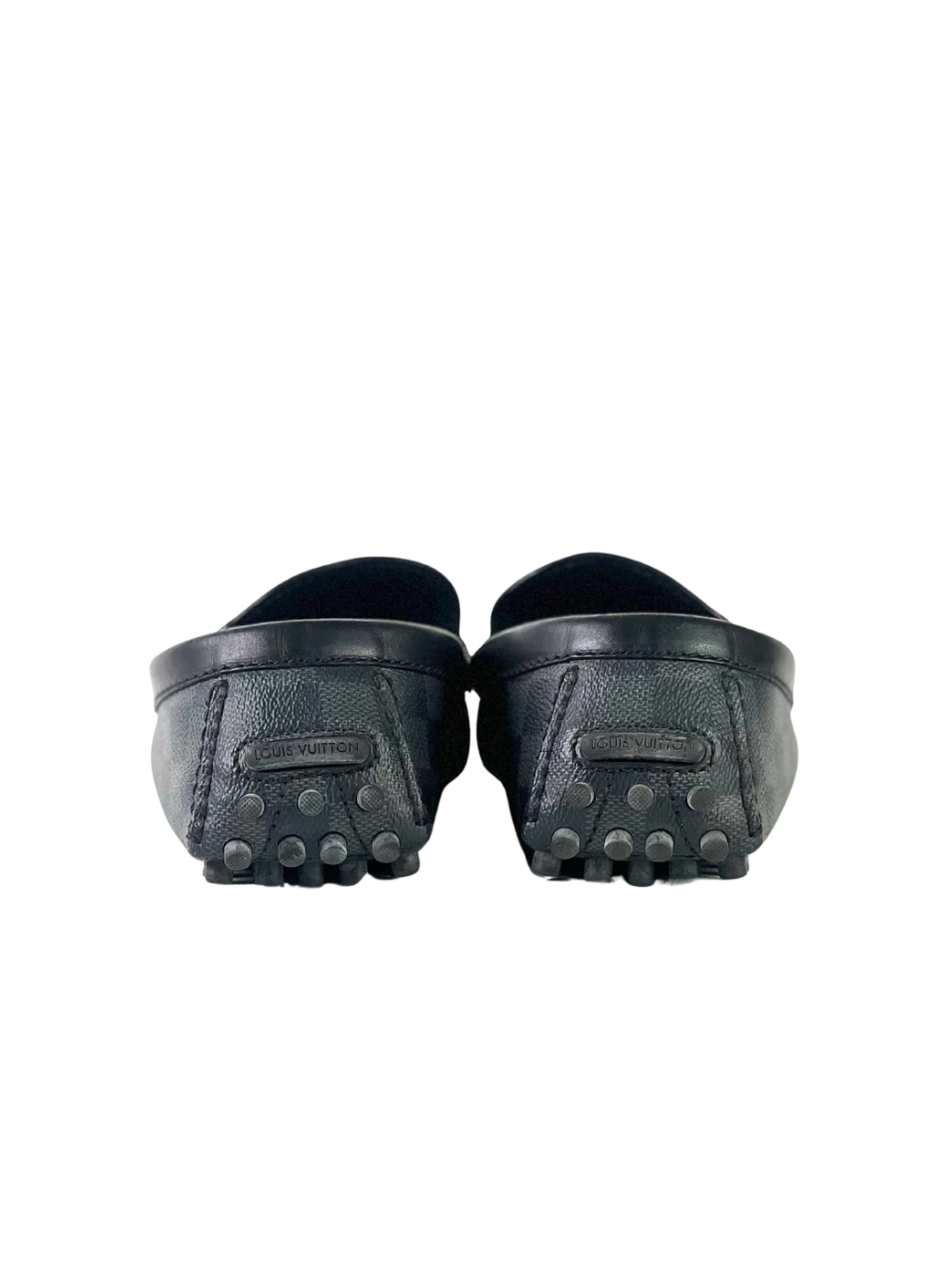 Louis Vuitton Damier Graphite Hockenheim Loafers