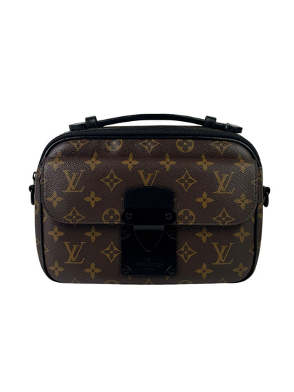 Louis Vuitton S-Lock Monogram Macassar Messenger Bag