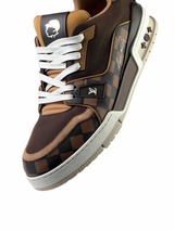 Louis Vuitton x Nigo Damier Brown Trainer Sneakers 6