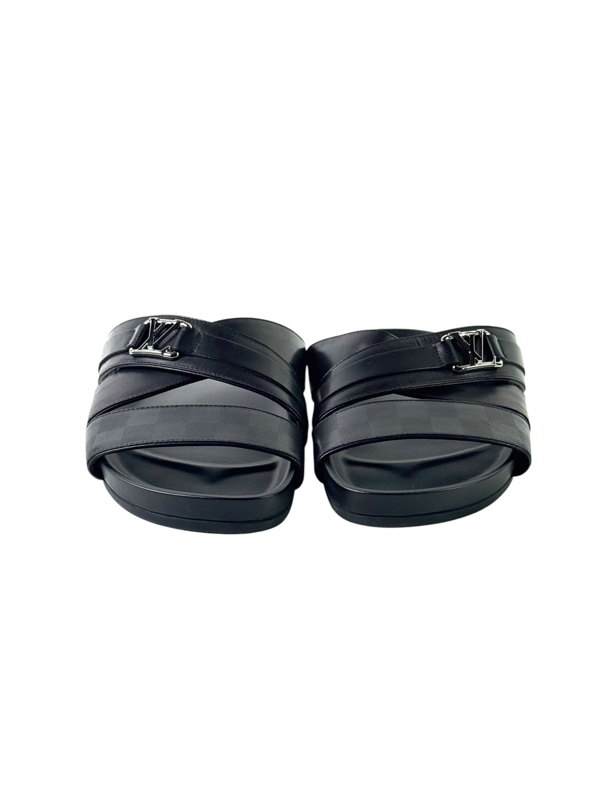 Louis Vuitton Mirabeau Damier Infini Leather Sandals