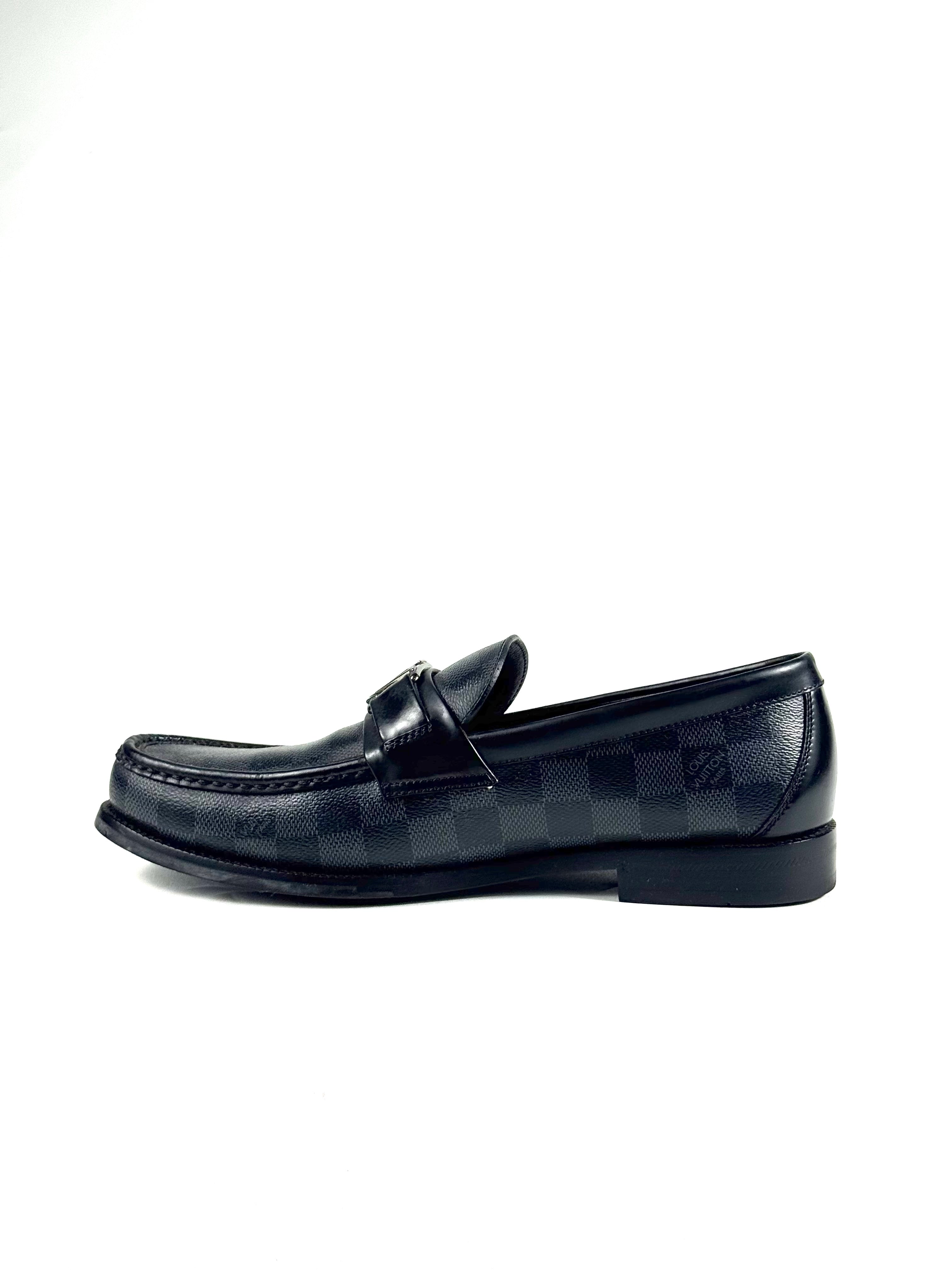 Louis Vuitton Damier Graphite Major Loafers
