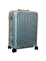 Christian Dior x Rimowa Oblique Gradation Blue Aluminium Luggage 2