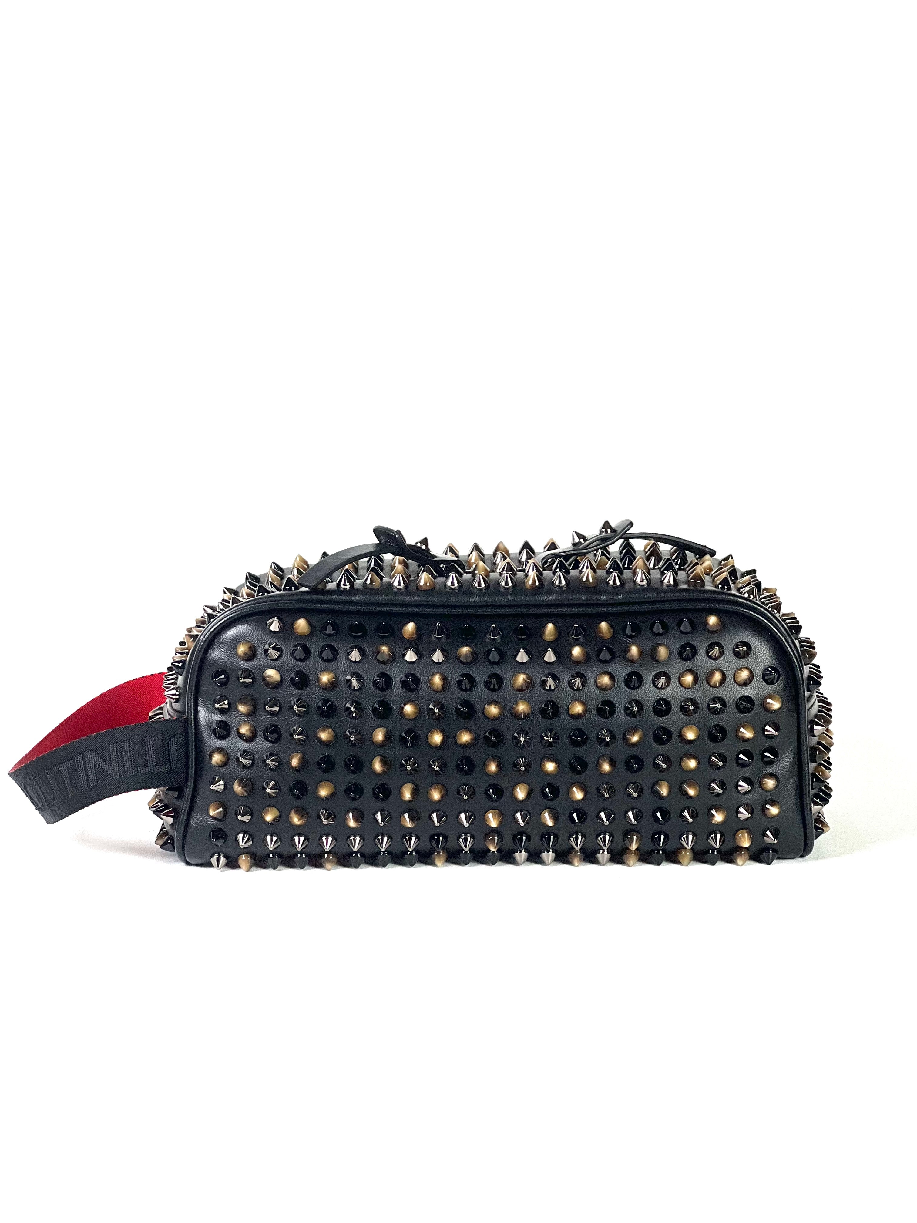 Christian Louboutin Blaster Mixed Studs Calfskin Pouch
