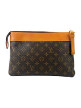 Louis Vuitton Monogram Macassar Souple Clutch 6