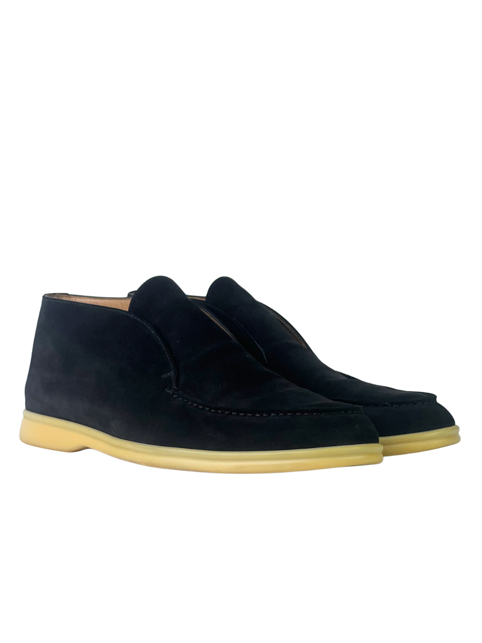 Loro Piana Open Walk Suede Slip On