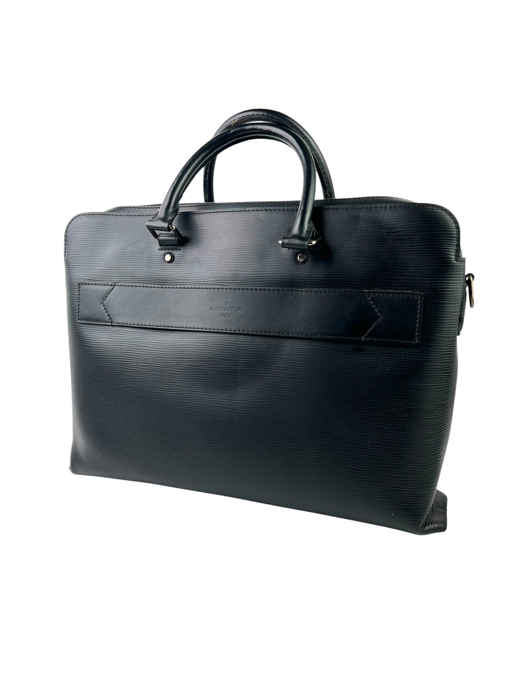 Louis Vuitton Epi Leather Black Jour Briefcase Bag