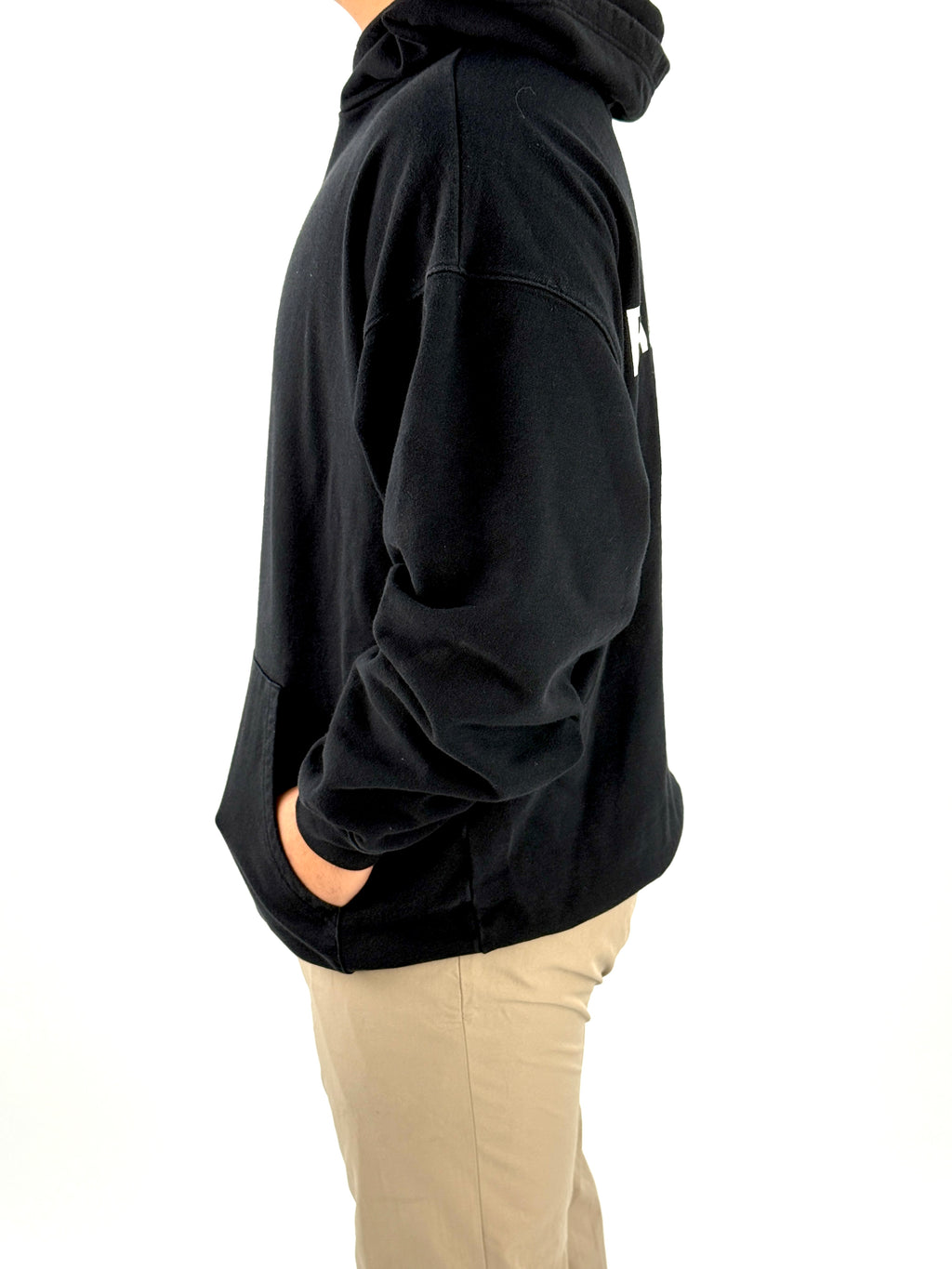 Balenciaga Logo Printed Black Hoodie