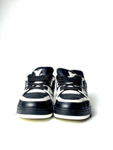 Louis Vuitton Trainer Calf Leather Black & Grey Sneakers 2