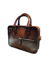Berluti Un Jour Scritto Brown Slingbag 3
