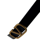 Valentino Garavani Signature Calfskin Belt 40mm Black 5