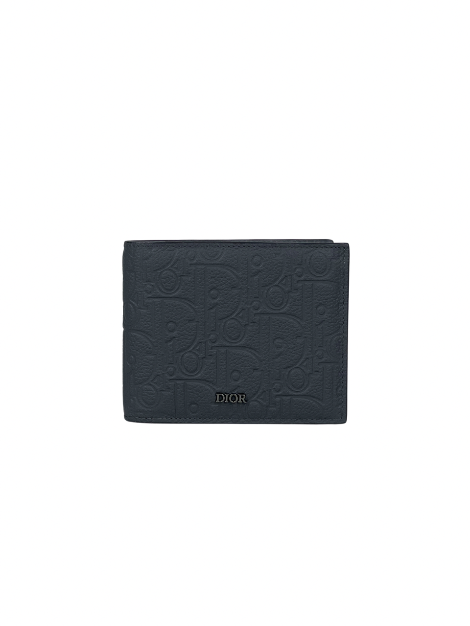 Christian Dior Gravity Oblique Dark Grey Bifold Wallet